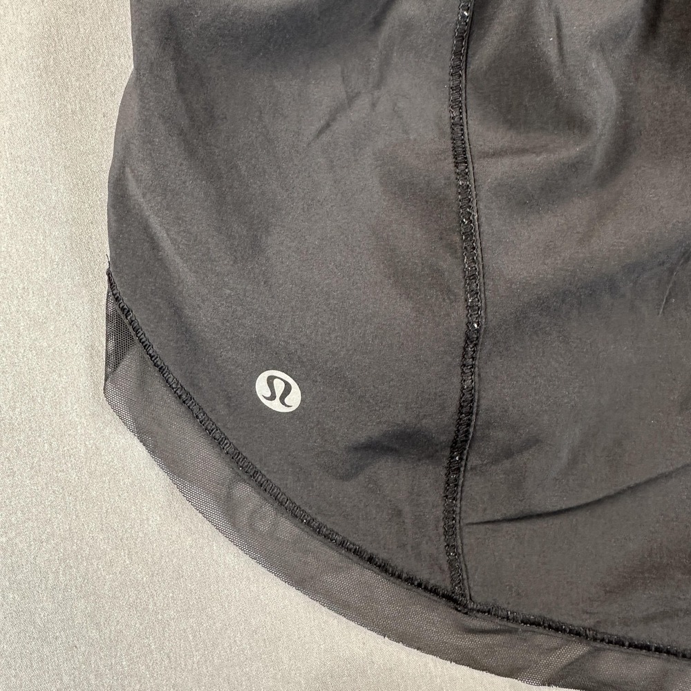 Lululemon Skort Womens‎ 7 Black Lightweight Athletic Mesh Pull On Running Tennis - Picture 2 of 7